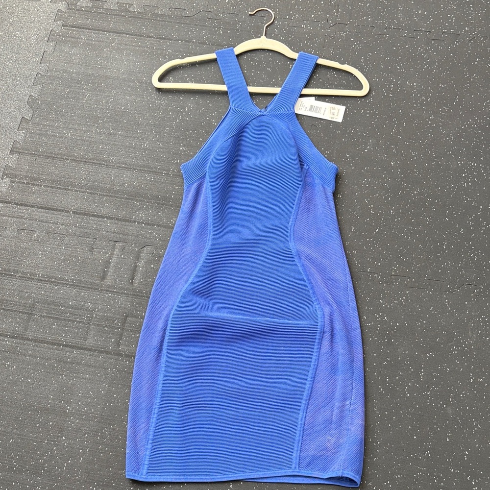 Parker Vibrant Blue Mini Dress VC